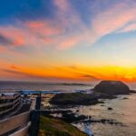 Sunset over the Nobbies at Phillip Island